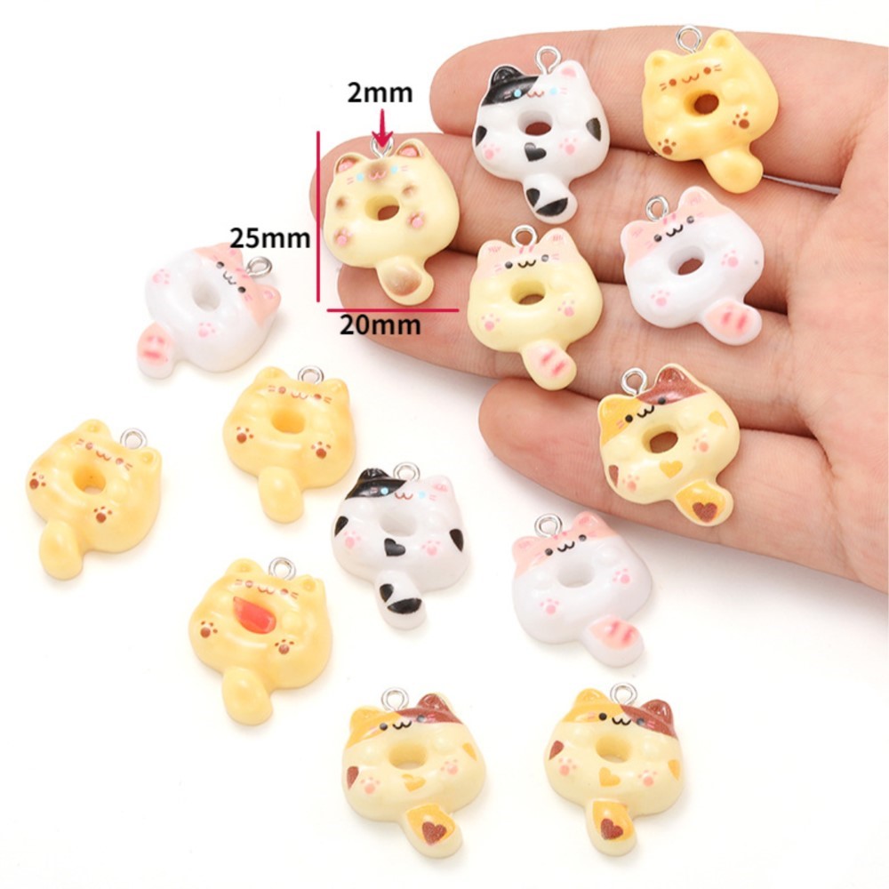 10Pcs Kawaii Cartoon Cat Resin - Resin Craft Projects recensione e prezzo