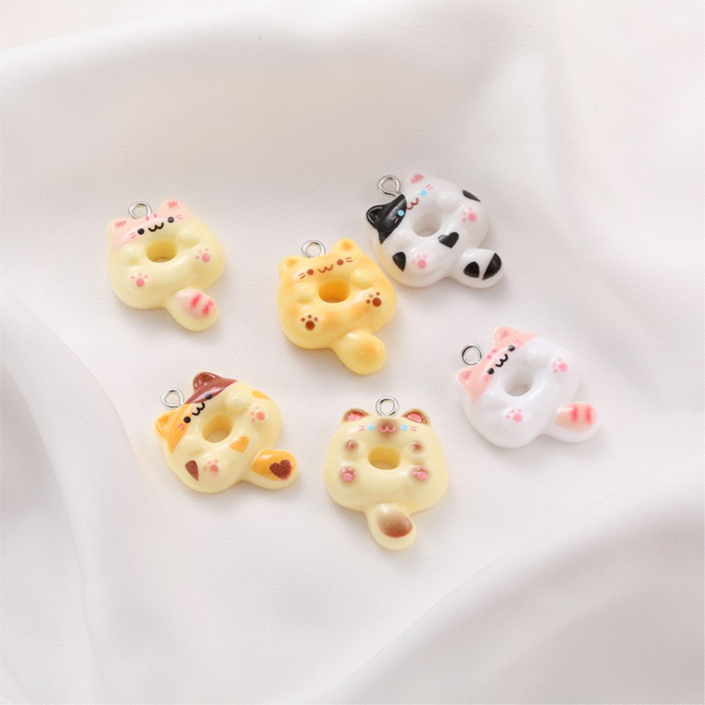 10Pcs Kawaii Cartoon Cat Resin - Resin Craft Projects recensione e prezzo