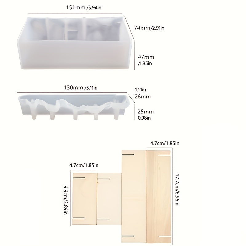 1Set of Ocean Wave Resin Molds - Resin Ocean Wave Mold recensione e prezzo