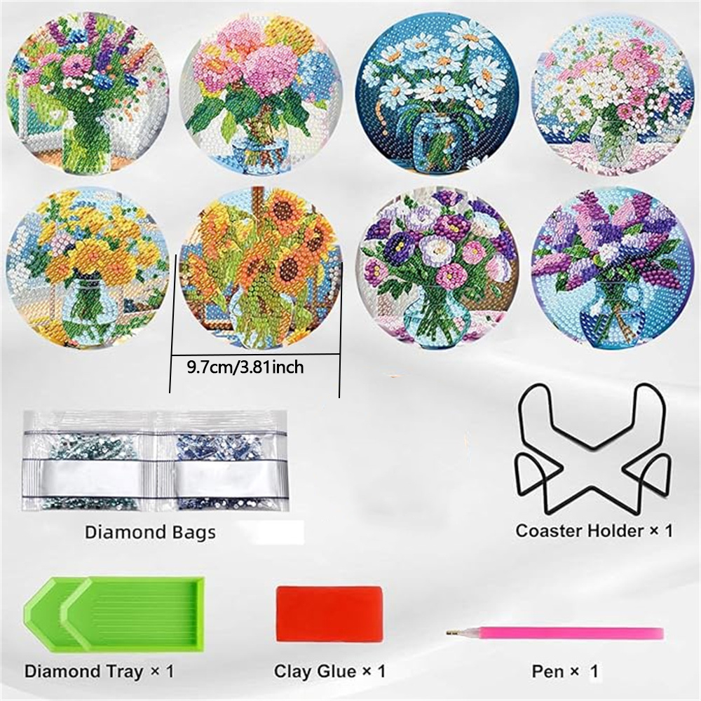 8-piece set of diamond paintin - Resin Craft Kit recensione e prezzo