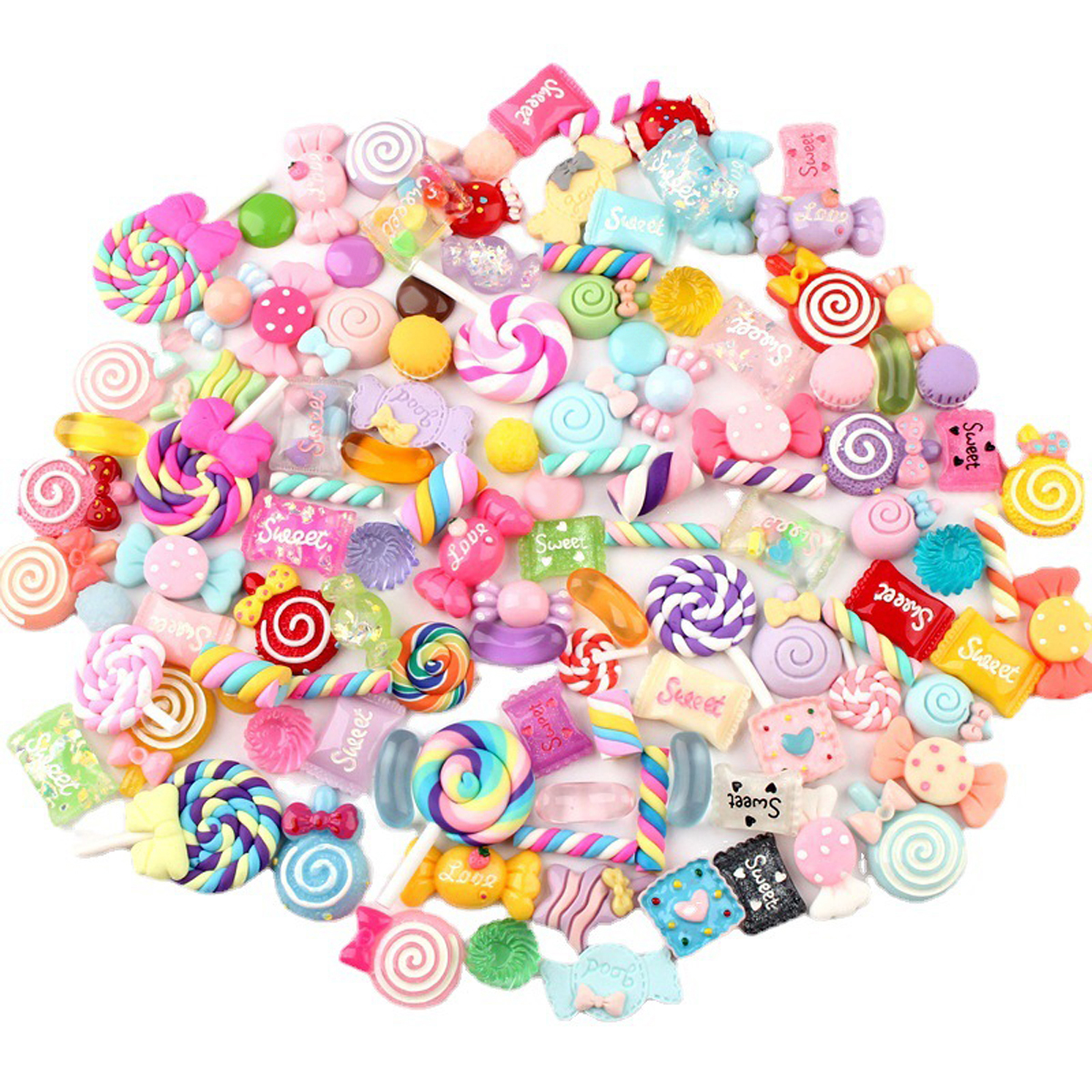 30pcs Random Candy Slime Charm - Resin Craft Kit recensione e prezzo