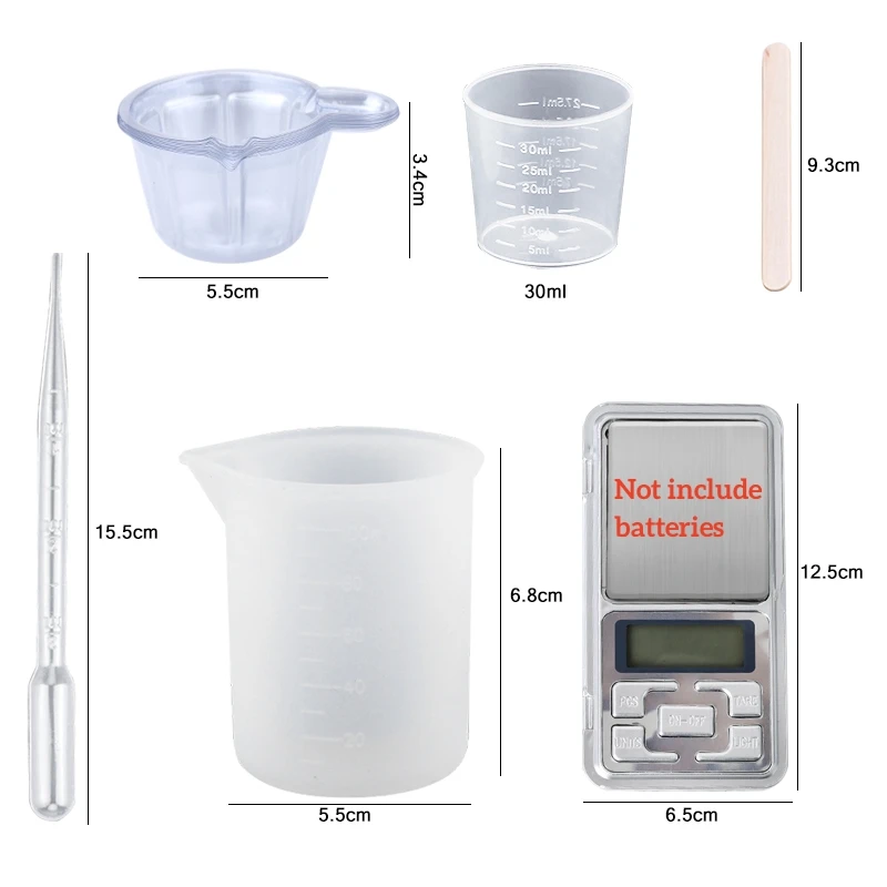 Epoxy Resin Kit Crystal Clear  - Mixing Cup Silicone recensione e prezzo