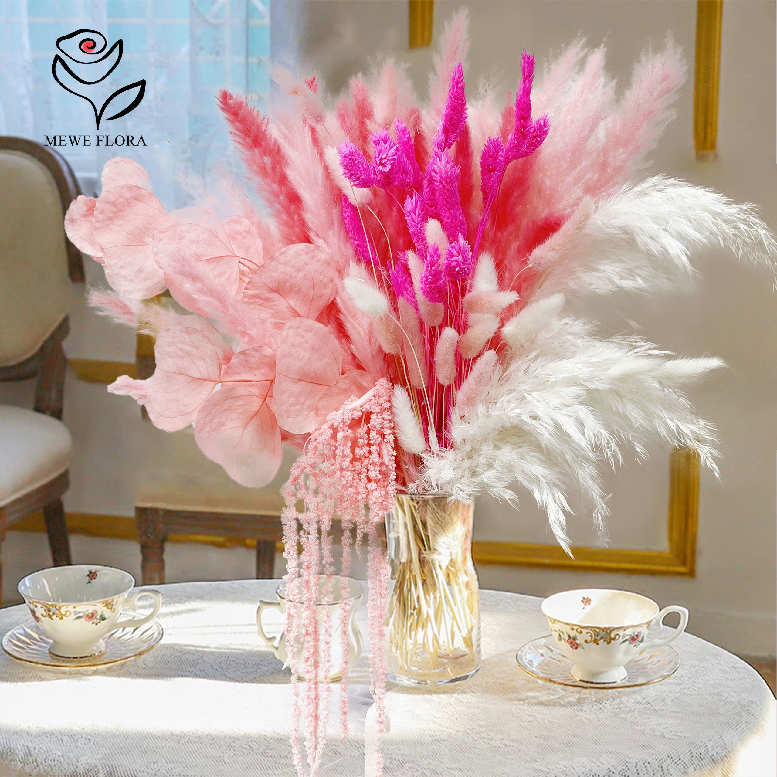 Natural Pampas Pink Dried Flow - Dried Flower Bulk recensione e prezzo