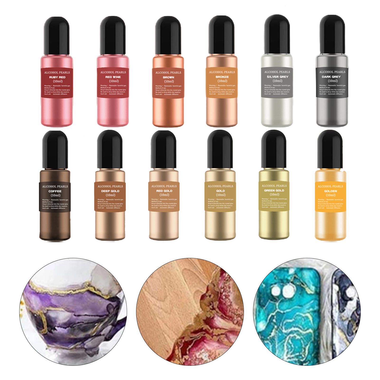 12 Bottles Metallic Alcohol In - Resin Dye Alcohol recensione e prezzo