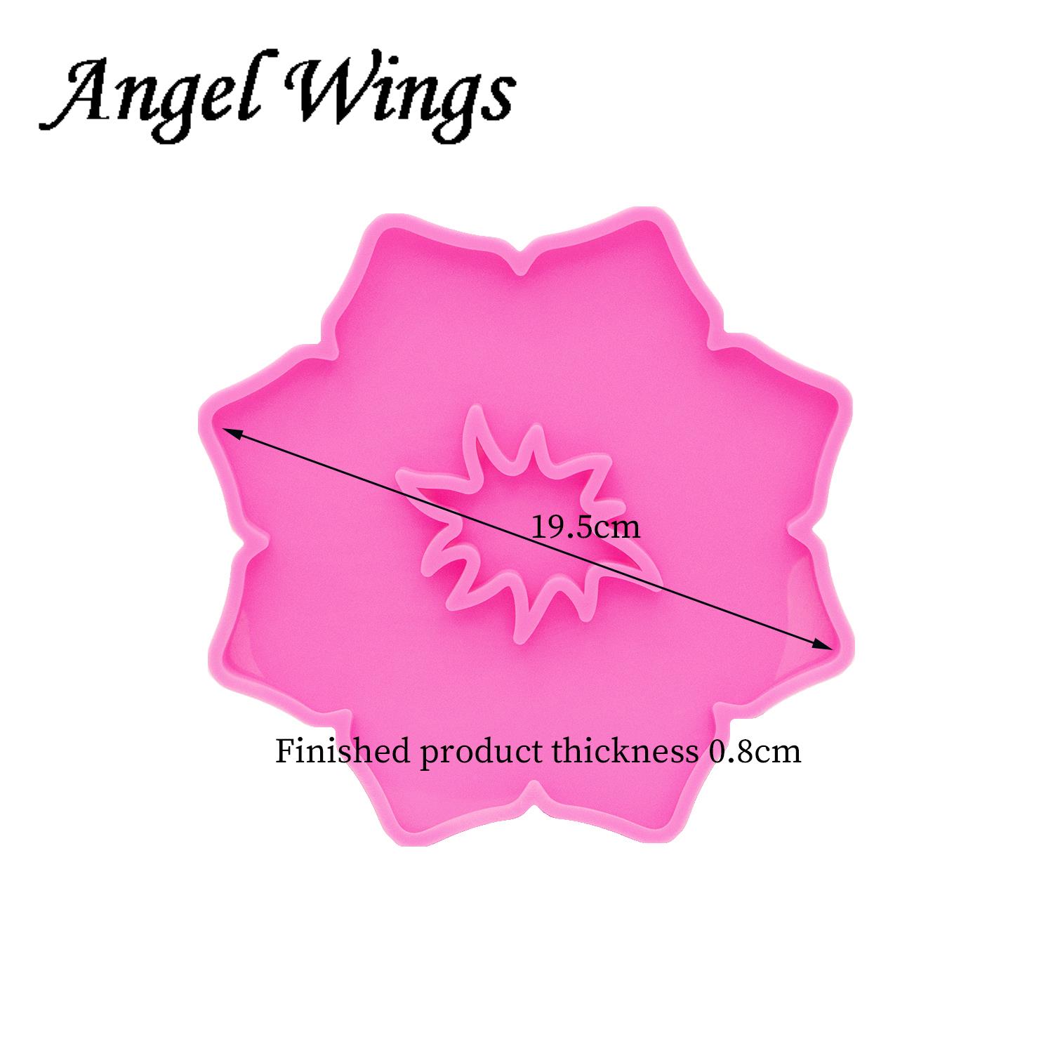 Flower Coaster Silicone Molds  - Geode Mold Silicone recensione e prezzo