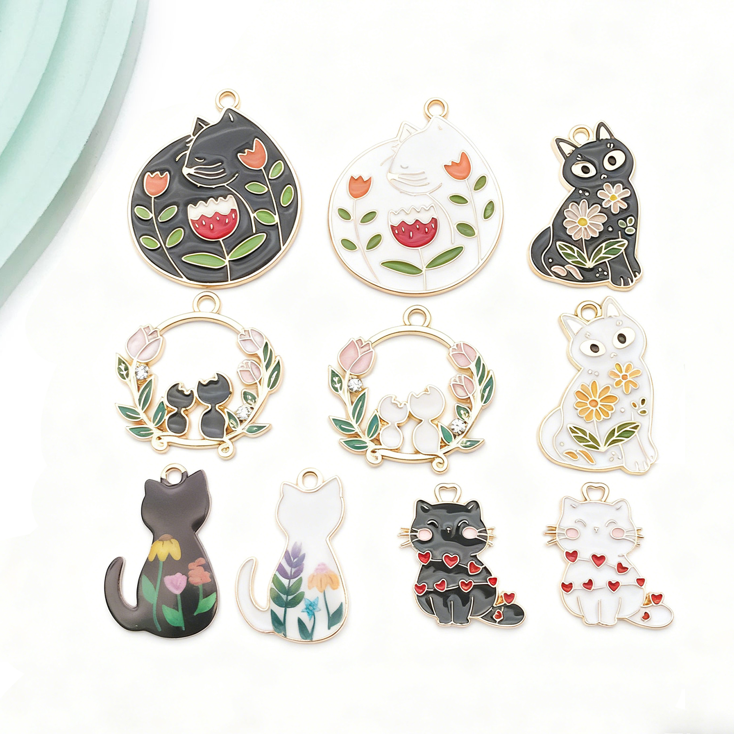 5/10pcs Resin Popular Cat Char - Resin Craft Material recensione e prezzo