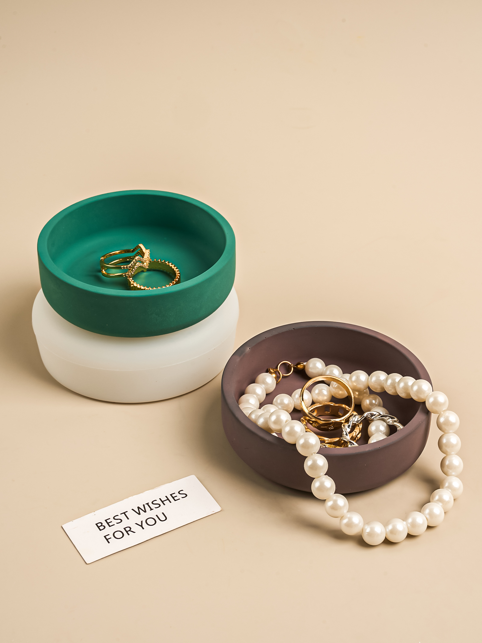 Nordic Round Storage Bowl Ceme - Coaster Mold Round recensione e prezzo