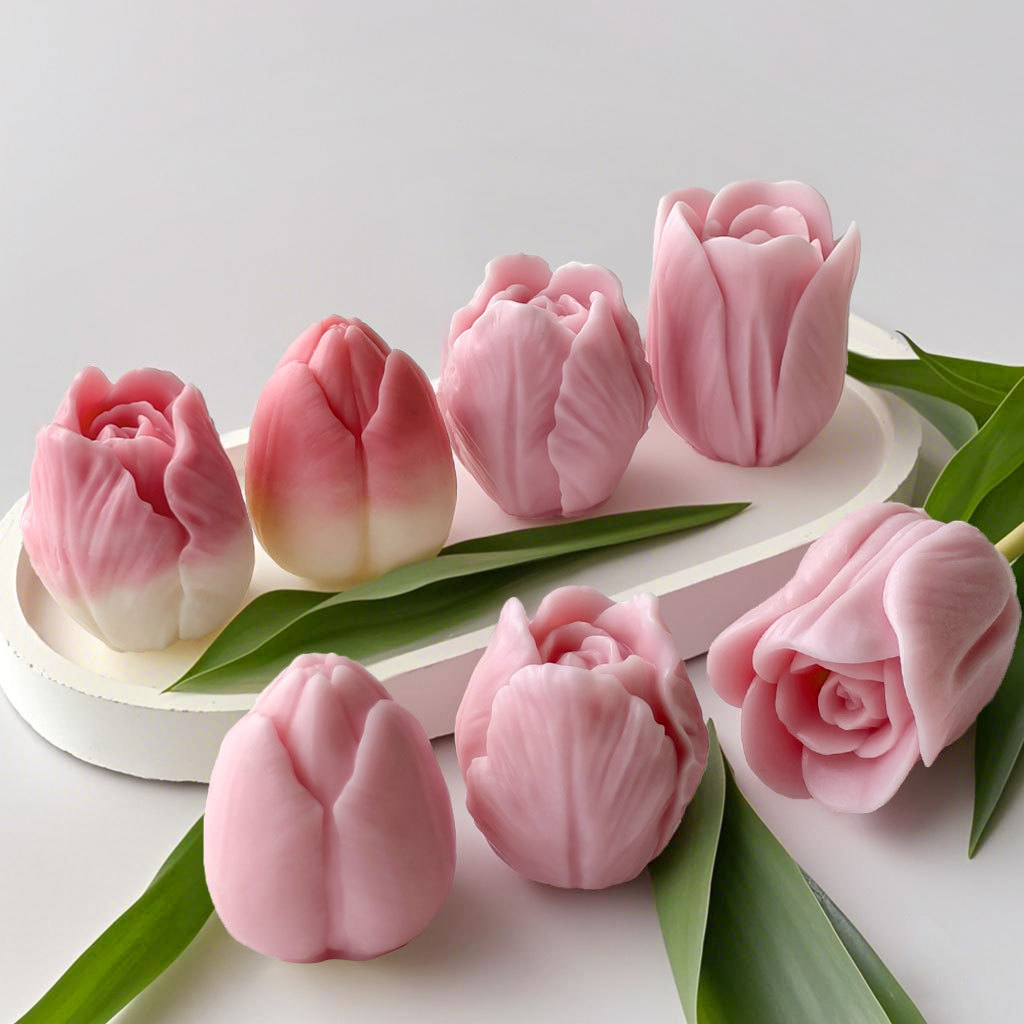 DIY tulip candle silicone mold - Flower Preservation Resin recensione e prezzo
