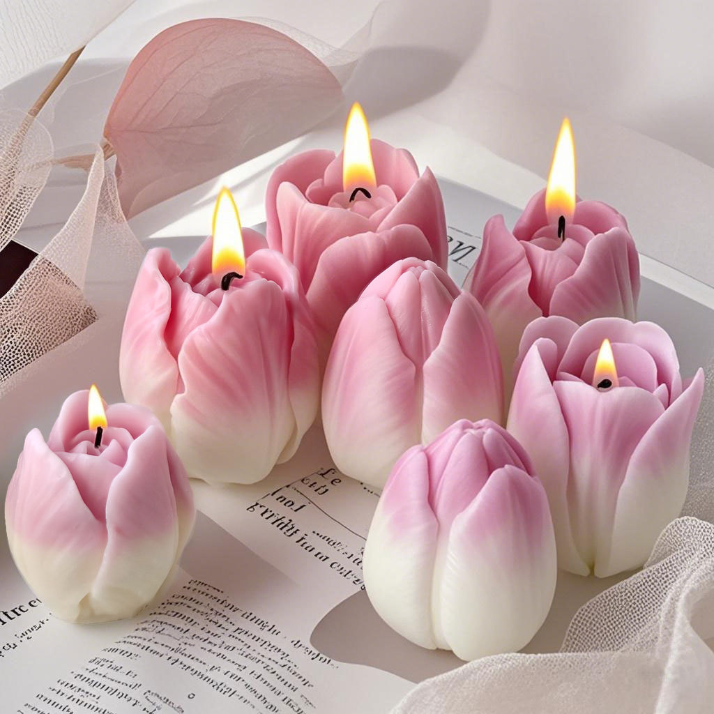 DIY tulip candle silicone mold - Flower Preservation Resin recensione e prezzo