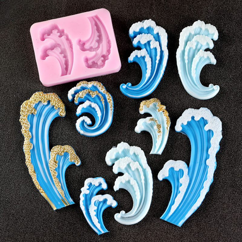 Wave Ocean Silicone Molds Cake - Resin Ocean Wave Mold recensione e prezzo