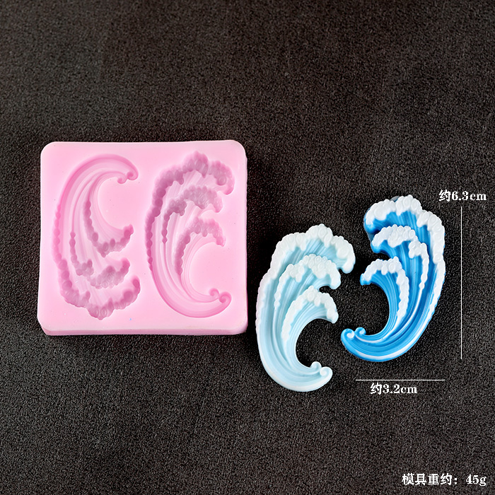 Wave Ocean Silicone Molds Cake - Resin Ocean Wave Mold recensione e prezzo