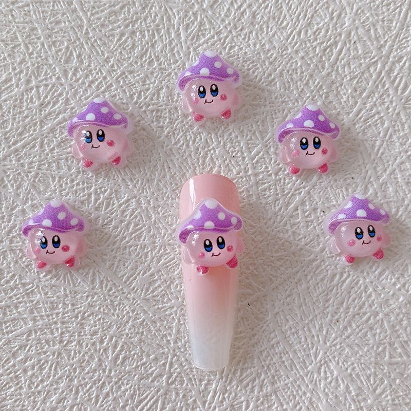 2/10/20pcs Kirby Nail Charms 3 - Resin Crafts recensione e prezzo