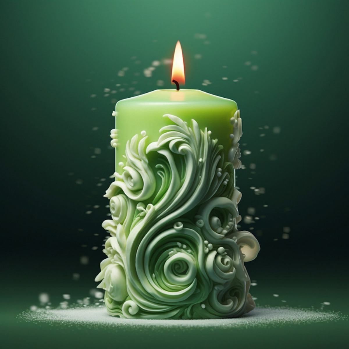 geometry Carved Cylindrical Si - Resin Ocean Wave Mold recensione e prezzo