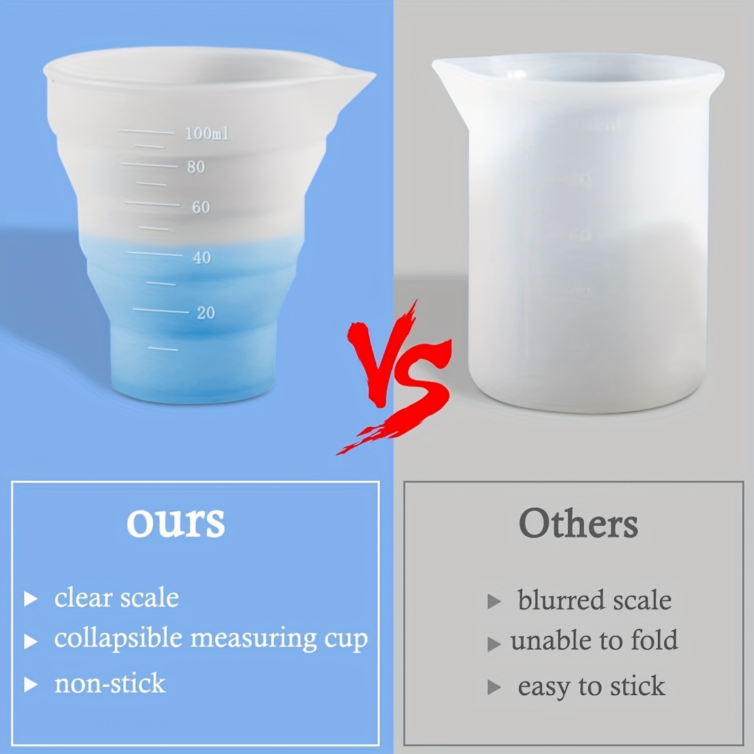 50-500ml Foldable Silicone Mea - Mixing Cup Silicone recensione e prezzo