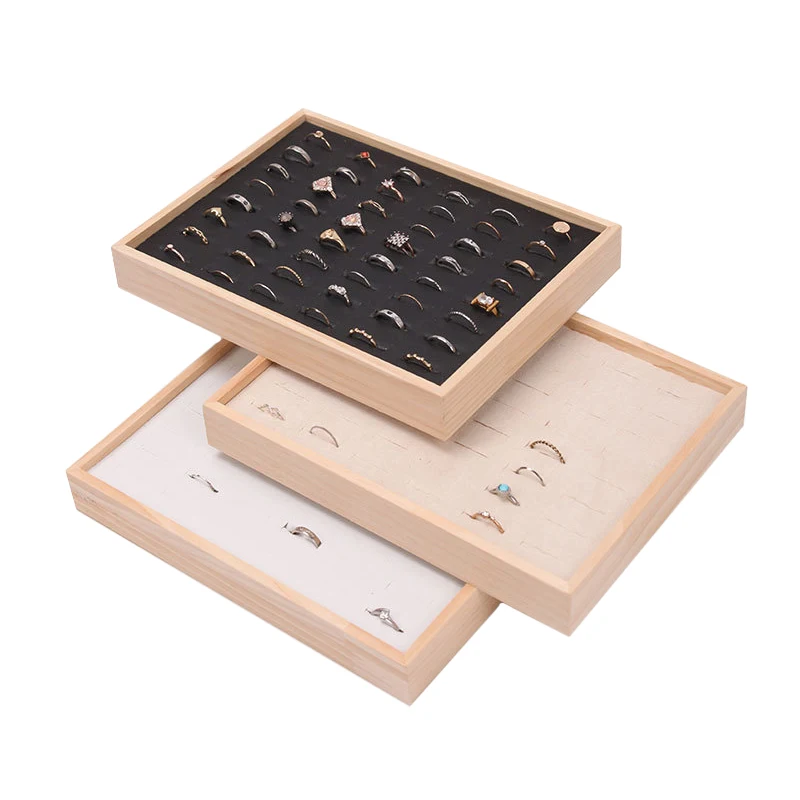 Wholesale Wood 48 Grids Rings  - Wood Ring Blank recensione e prezzo