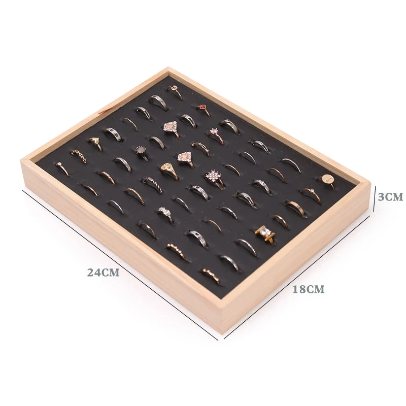Wholesale Wood 48 Grids Rings  - Wood Ring Blank recensione e prezzo