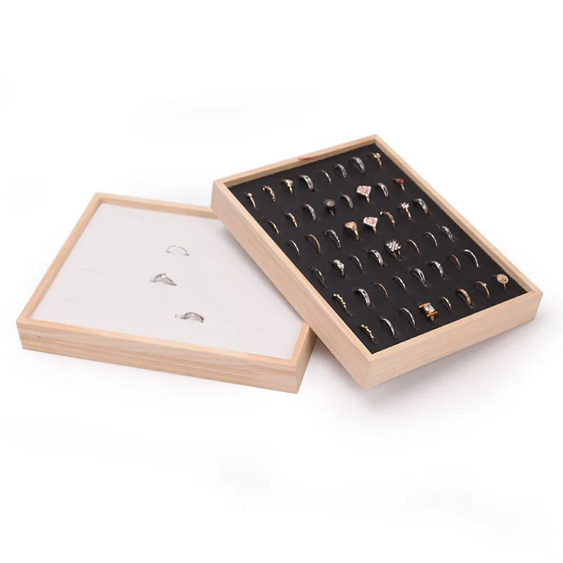 Wholesale Wood 48 Grids Rings  - Wood Ring Blank recensione e prezzo