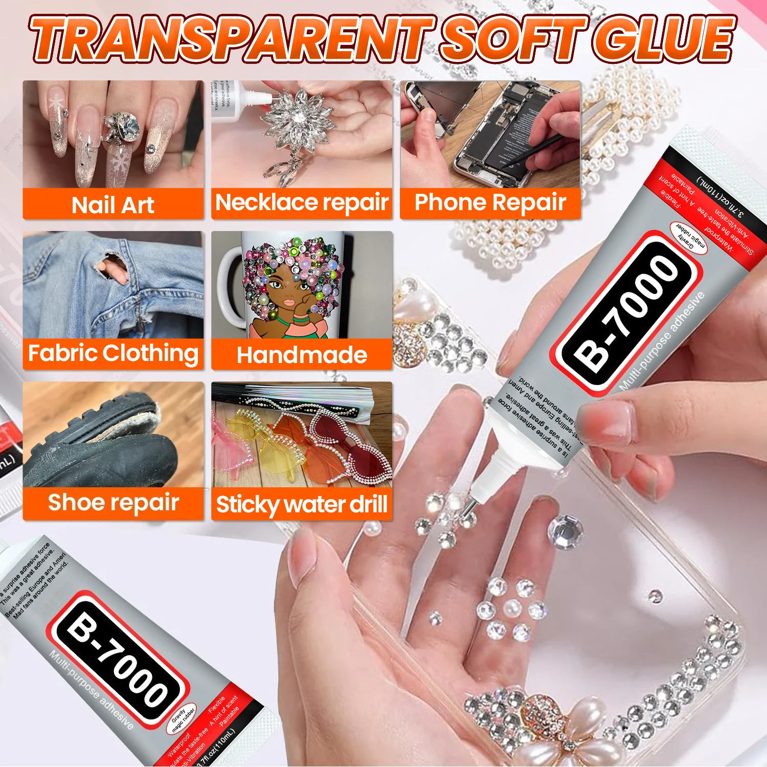 Super Glue B-7000 Loolifl 1-10 - Resin Crafts recensione e prezzo
