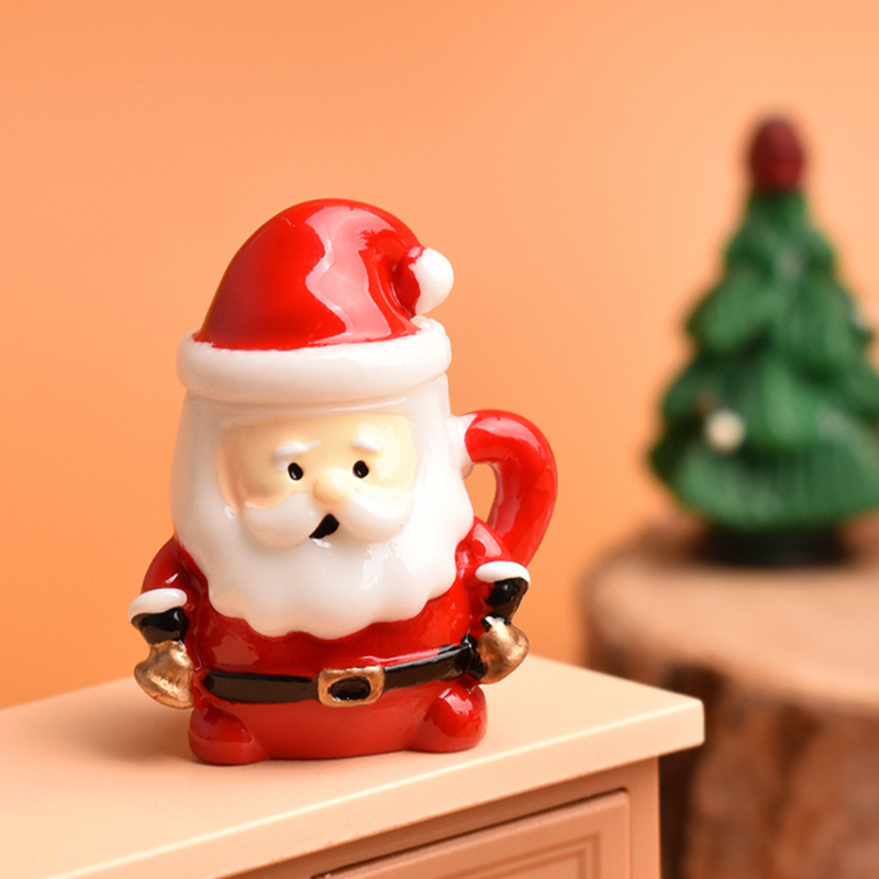 Mini Santa Teacup Ornament - R - Resin Craft Material recensione e prezzo