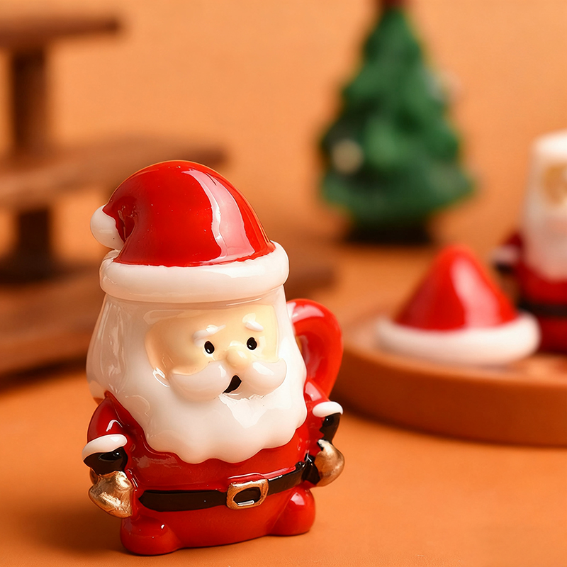 Mini Santa Teacup Ornament - R - Resin Craft Material recensione e prezzo