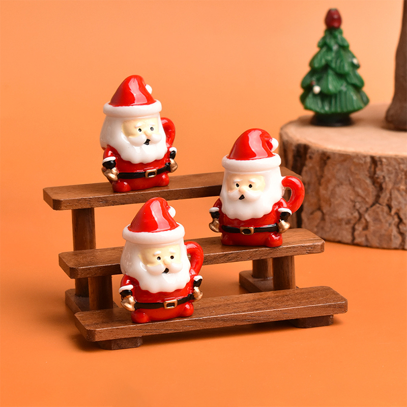 Mini Santa Teacup Ornament - R - Resin Craft Material recensione e prezzo