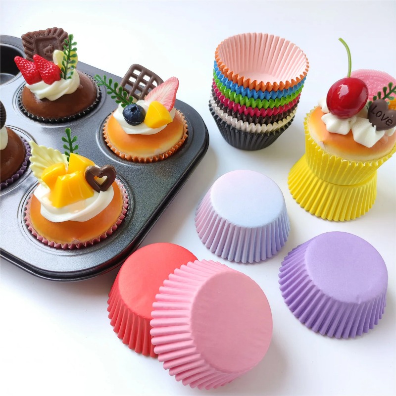 100pcs Mix Baking Cups Cupcake - Mixing Cup Silicone recensione e prezzo