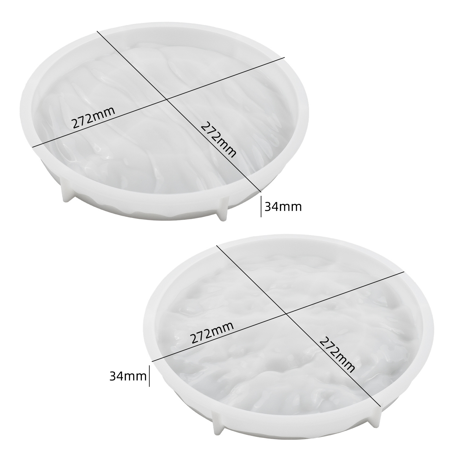 Sea Wave Tray Crystal Epoxy Re - Resin Ocean Wave Mold recensione e prezzo