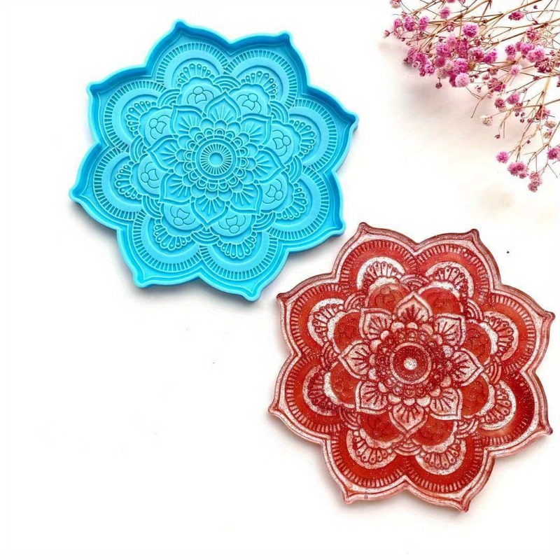 Mandala Coaster Silicone Mold  - Coaster Mold Round recensione e prezzo