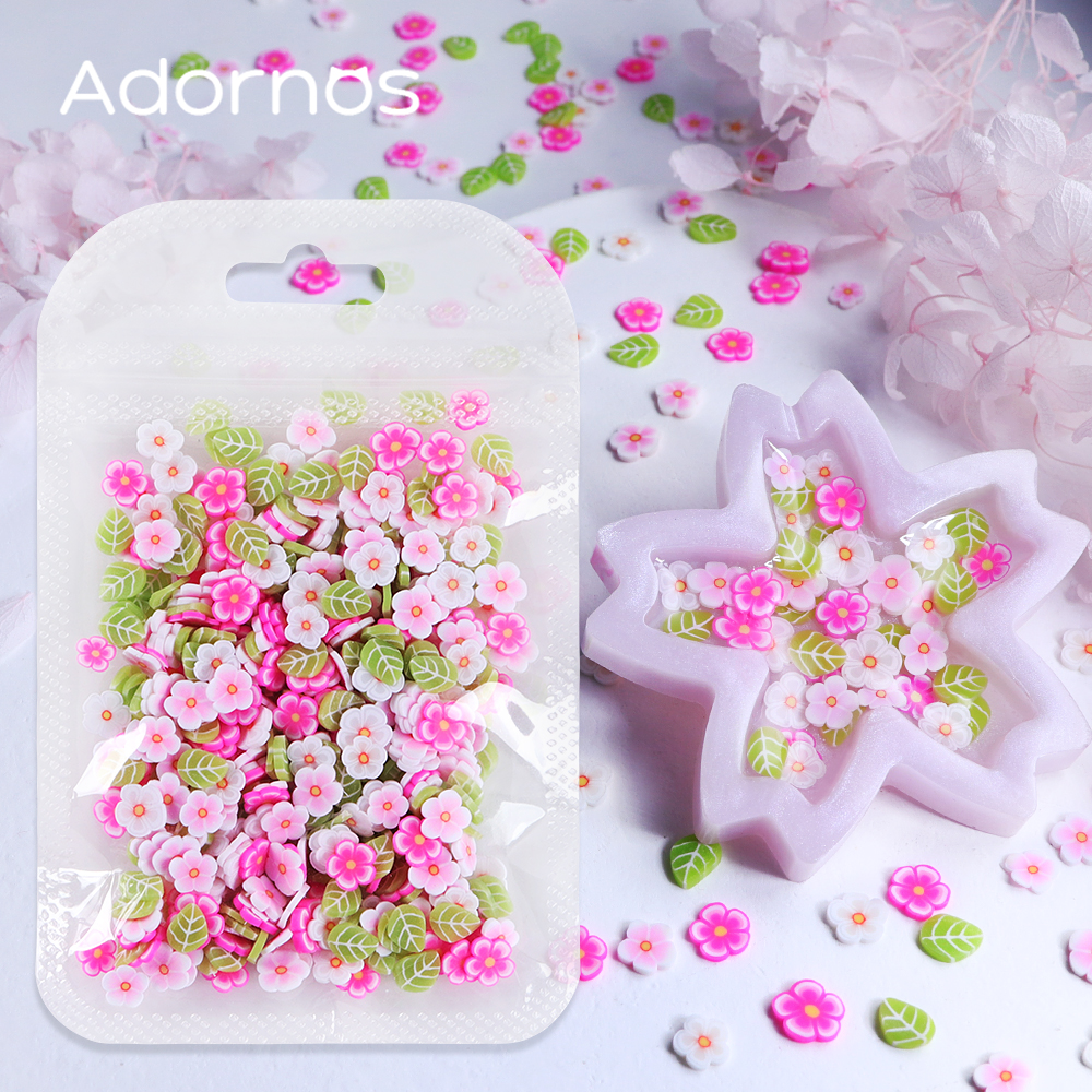 10g Pink Flowers Polymer Clay  - Flower Preservation Resin recensione e prezzo