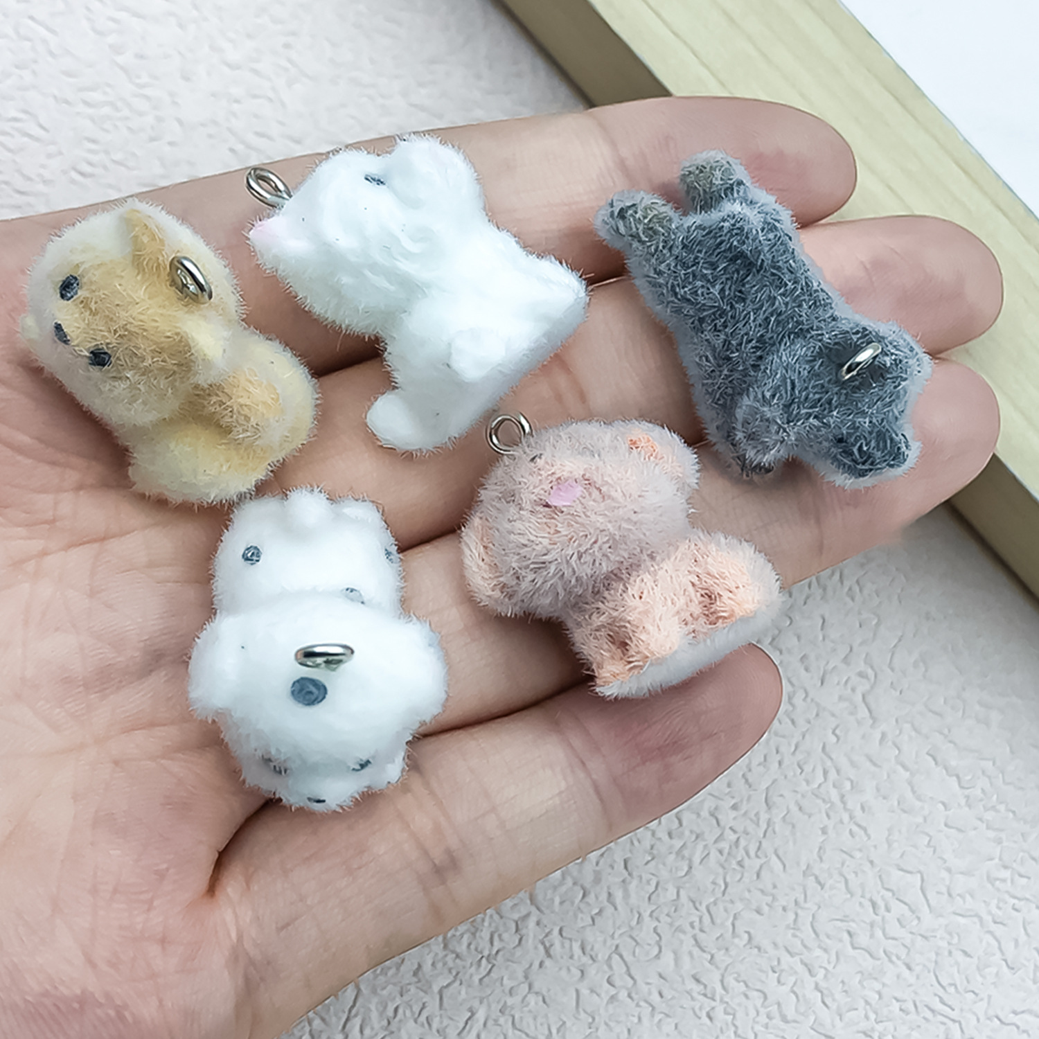 5pcs&1pc Flocked Resin Animal  - Resin Craft Kit recensione e prezzo