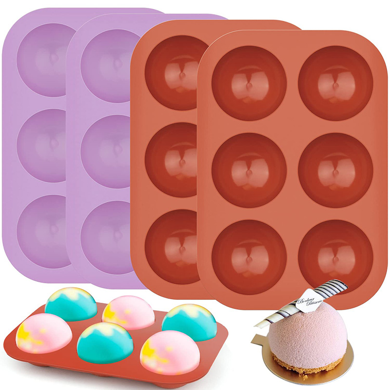 6 Cavities Semicircle Silicone - Coaster Mold Round recensione e prezzo