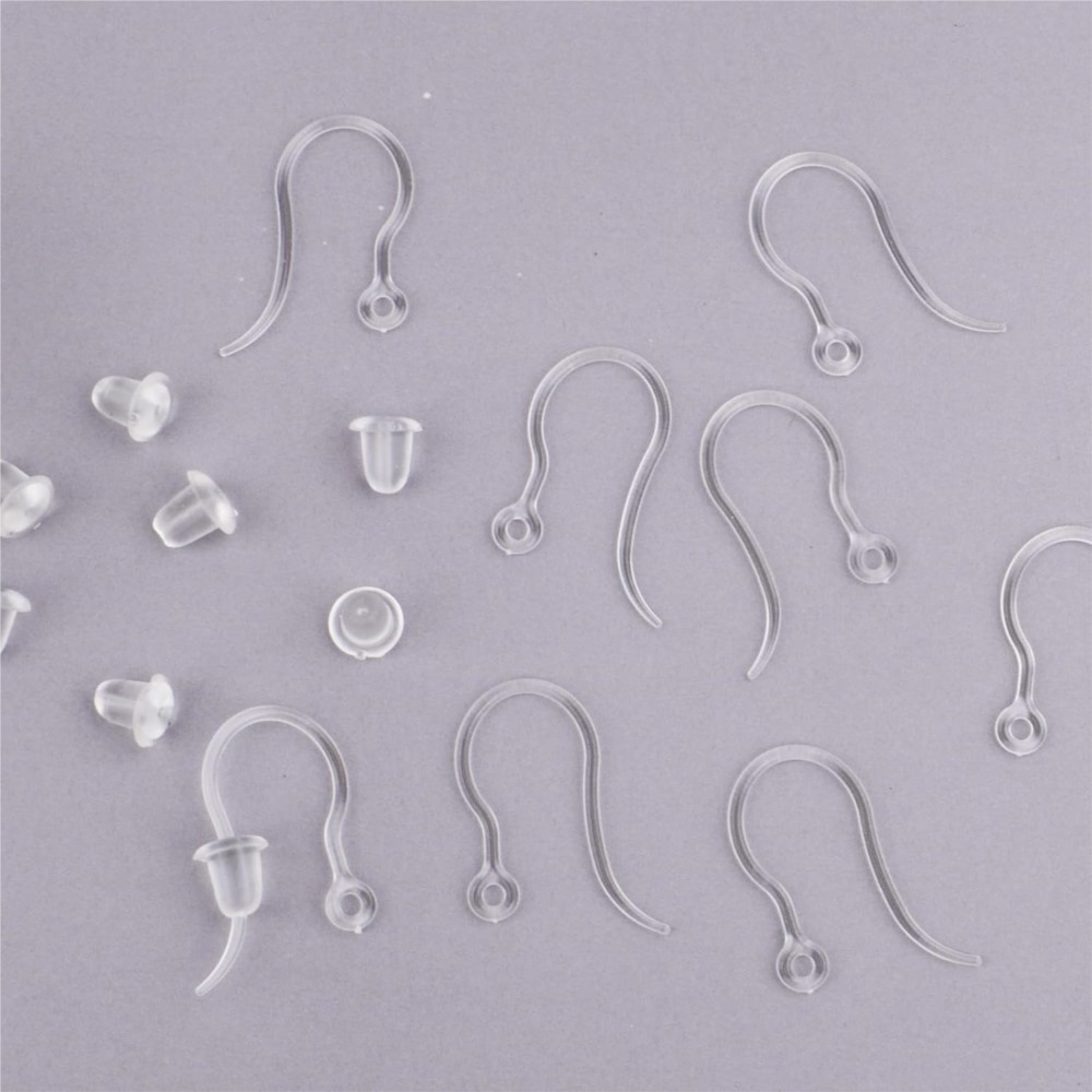 40pcs Clear Plastic Earring Ho - Resin Craft Projects recensione e prezzo