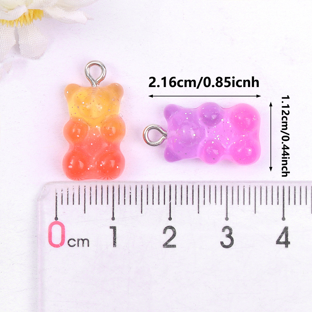 60pcs Dual Color Resin Bear Sh - Resin Craft Supplies recensione e prezzo