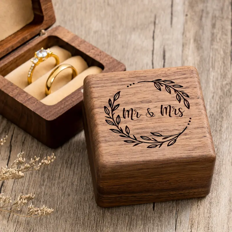 Engagement Proposal Wedding Ce - Wood Ring Blank recensione e prezzo