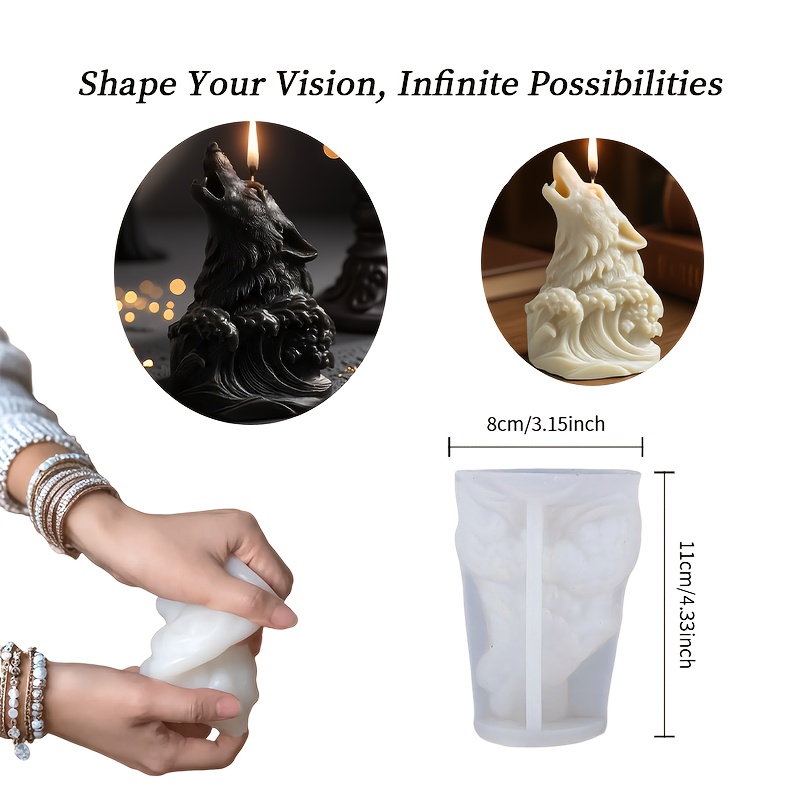 Dramatic Wolf and Ocean Wave C - Resin Ocean Wave Mold recensione e prezzo