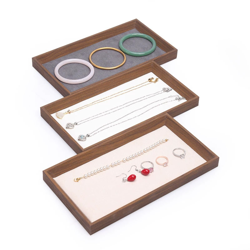 Brown Wood Empty Jewelry Tray  - Wood Ring Blank recensione e prezzo