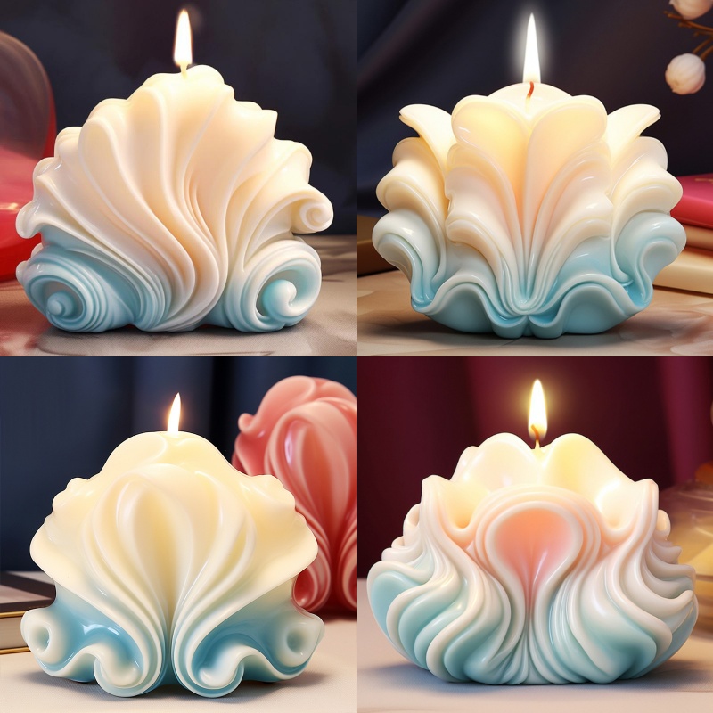 Ocean Shell Candle Silicone Mo - Resin Ocean Wave Mold recensione e prezzo