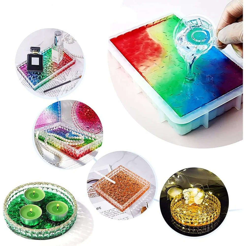Ashtray Glass Crystal Texture  - Coaster Mold Round recensione e prezzo