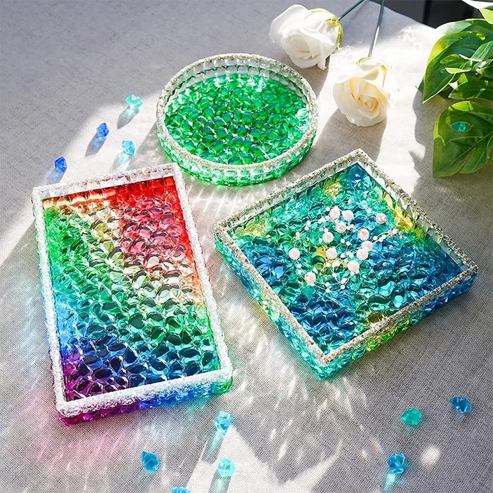 Ashtray Glass Crystal Texture  - Coaster Mold Round recensione e prezzo