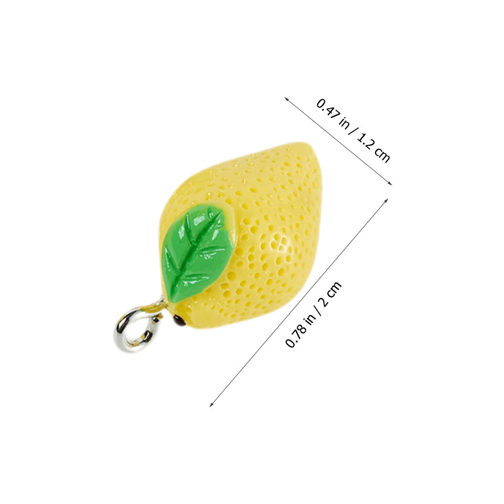 10Pcs Mini Lemon Charms Resin  - Resin Crafts Diy recensione e prezzo