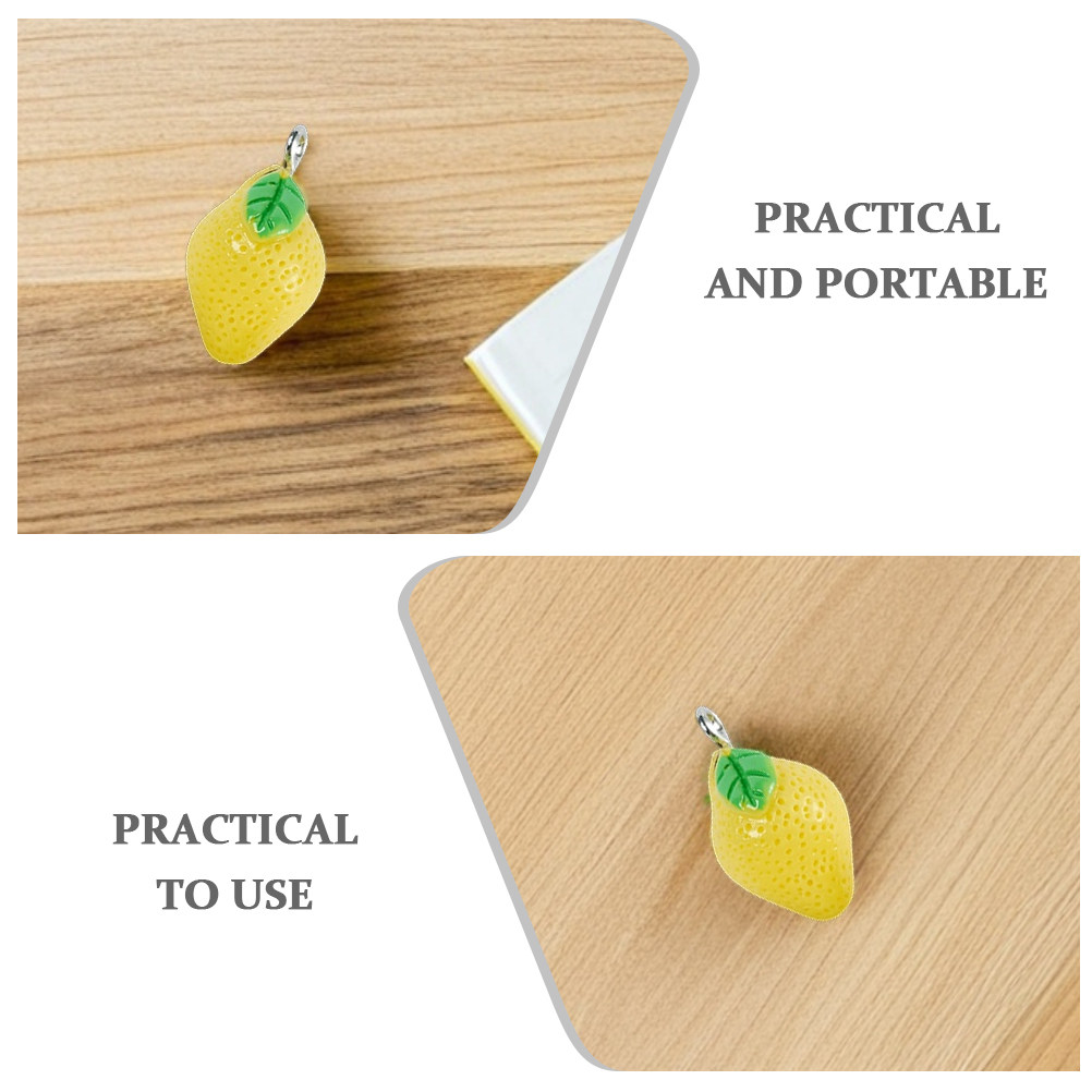 10Pcs Mini Lemon Charms Resin  - Resin Crafts Diy recensione e prezzo