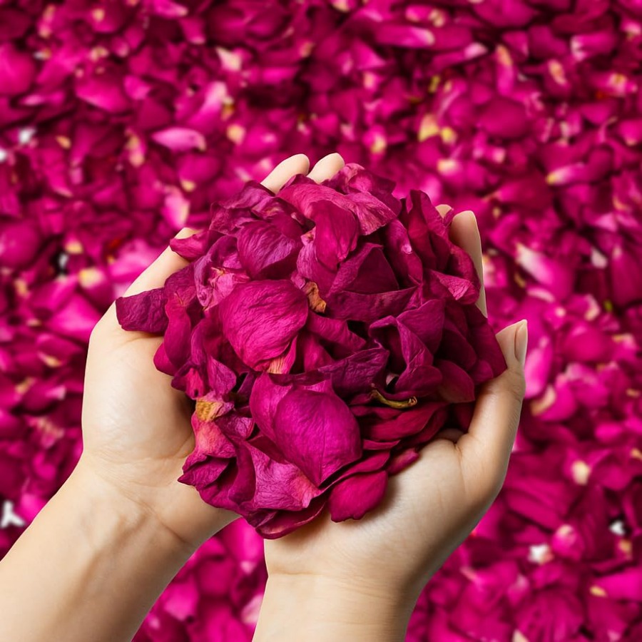 Dried Rose Petals Bulk 5oz Nat - Dried Flower Bulk recensione e prezzo