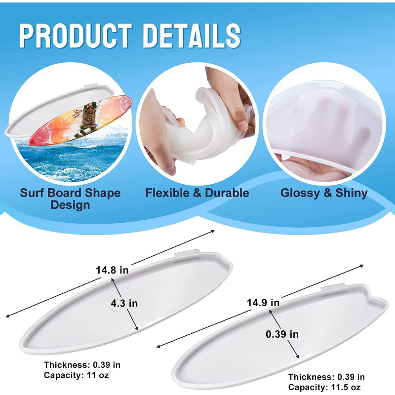 Surfboard Resin Tray Molds Sur - Resin Ocean Wave Mold recensione e prezzo