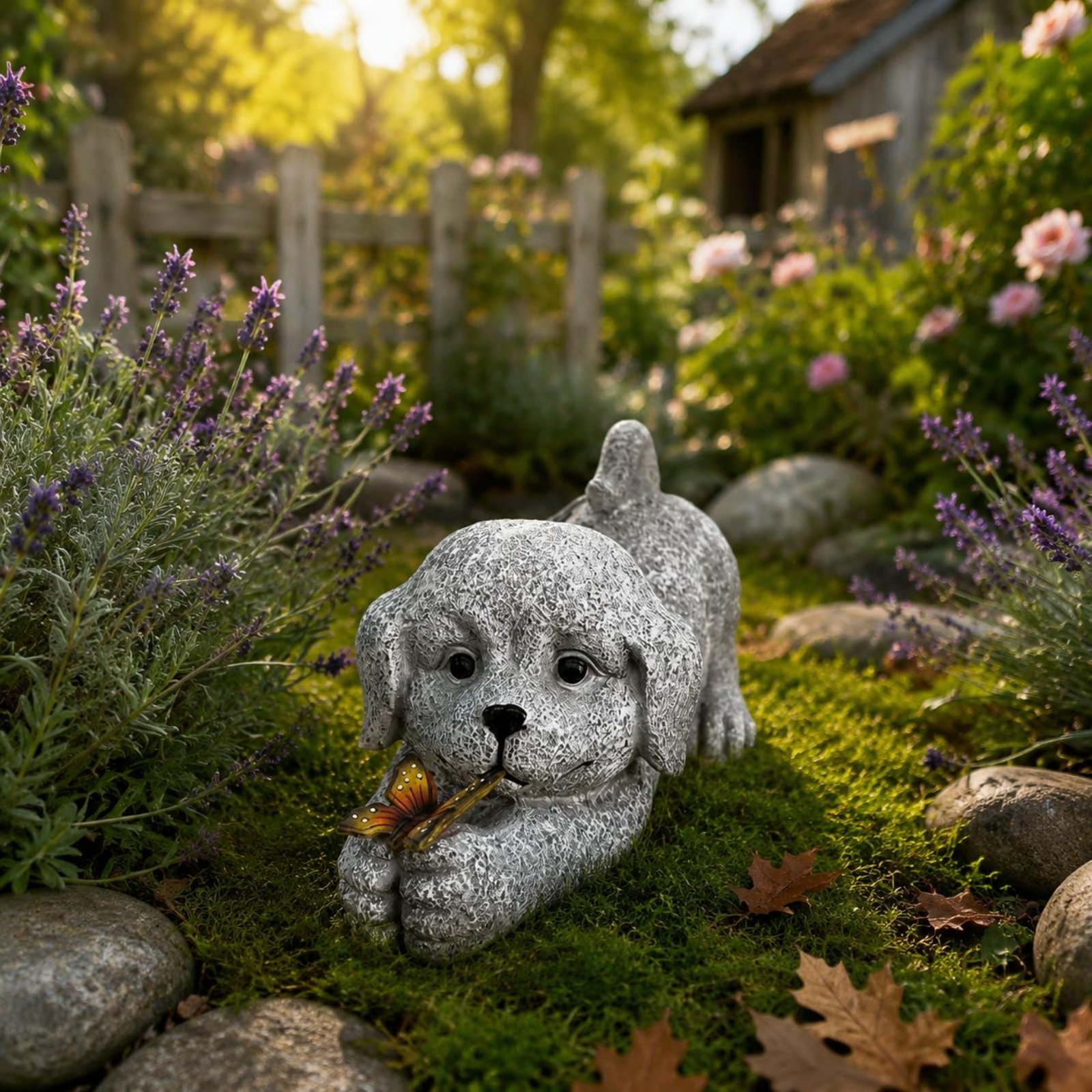 Solar Dog Statue Resin Craft S - Resin Crafts recensione e prezzo