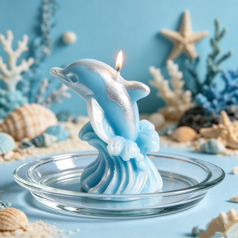 3D Whale & Dolphin with Wave S - Resin Ocean Wave Mold recensione e prezzo
