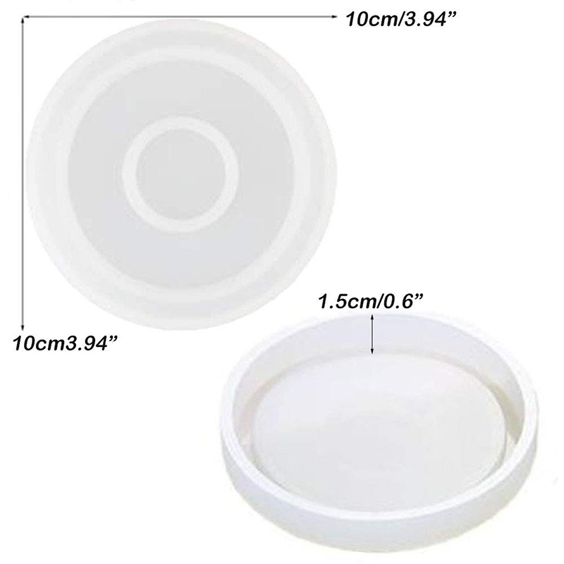 3 Pack Big DIY Round Coaster S - Coaster Mold Round recensione e prezzo