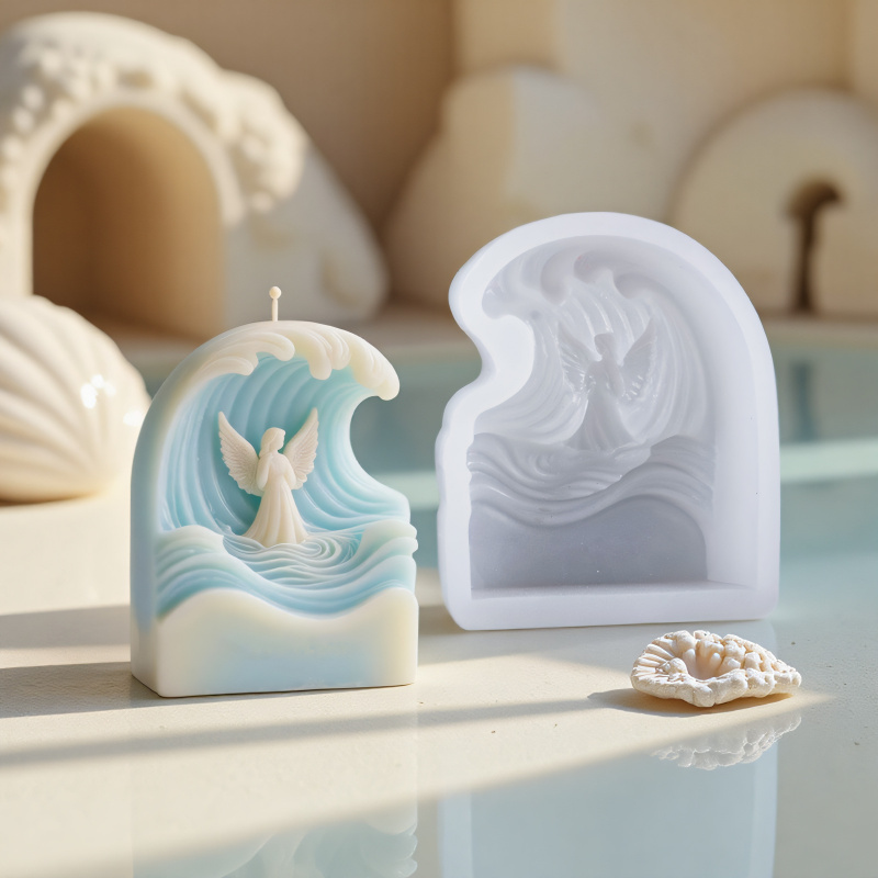 2pcs Wave Angel Silicone Mold  - Resin Ocean Wave Mold recensione e prezzo