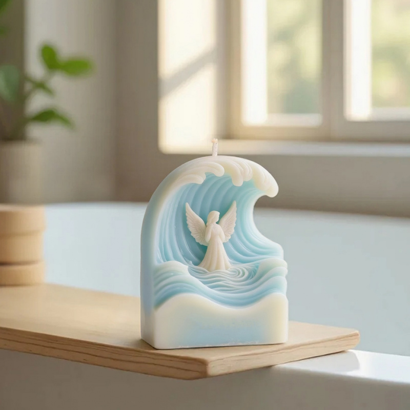 2pcs Wave Angel Silicone Mold  - Resin Ocean Wave Mold recensione e prezzo