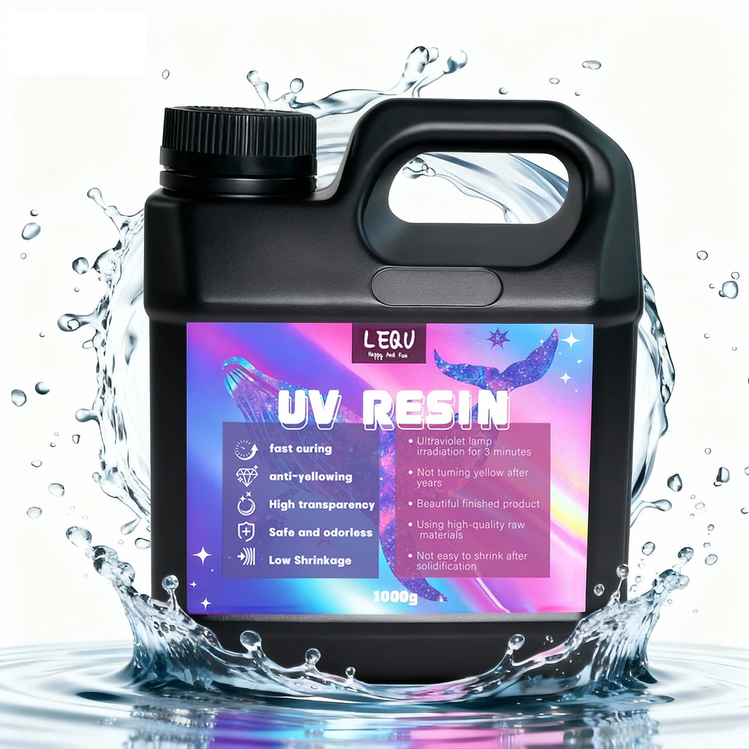 1000g UV Resin Crystal Clear H - Epoxy Uv Resin Kit recensione e prezzo